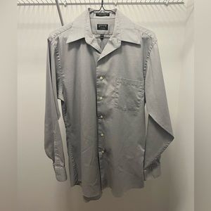 Men’s Arrow Fitted Long Sleeve Shirt, Size Large